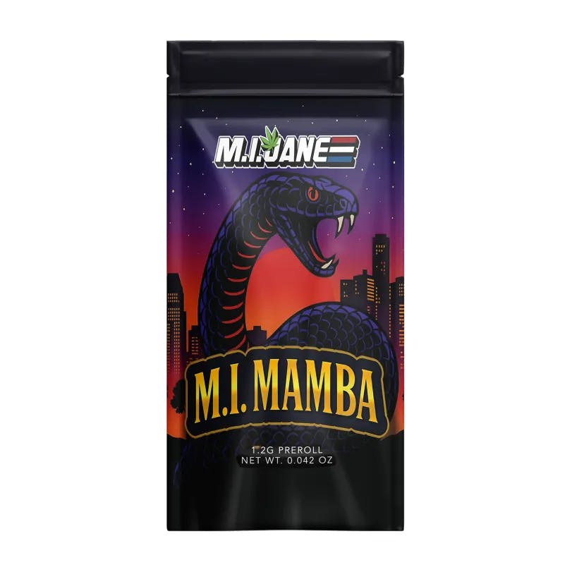 M.I Jane - 1.2g Preroll - M.I Mamba