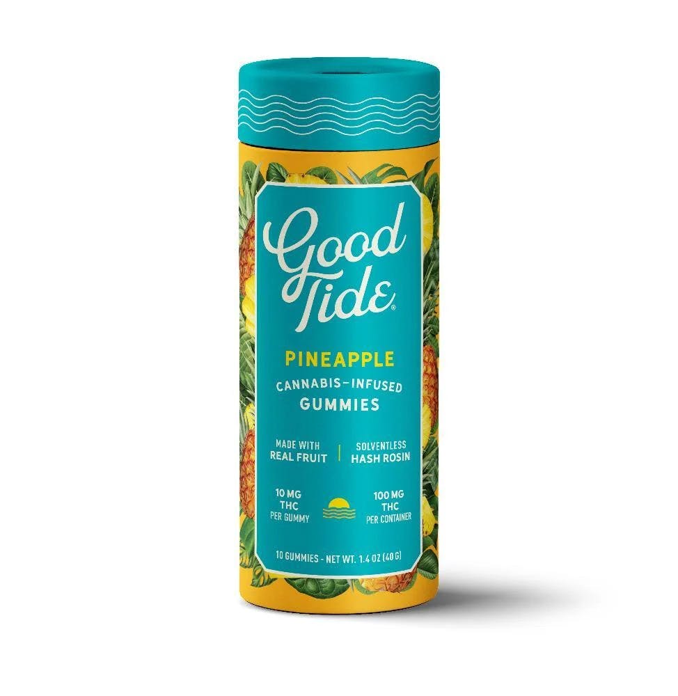 Good Tide | Pineapple | Rosin Gummies | 10 pc | 100mg