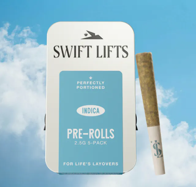 Swift Lifts Pre-Roll Pack Georgia Pie x Gastro Pop 5pk/2.5g (indica, packs)