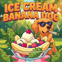 DELI - Ice Cream Banana Dog (Smalls) - FLOWER by LA BELVA LABS at King of Budz