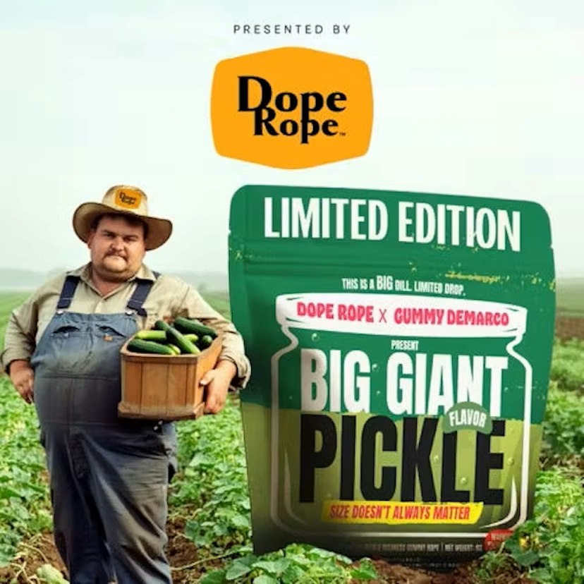 Dope Rope 200mg Gummies Pickle