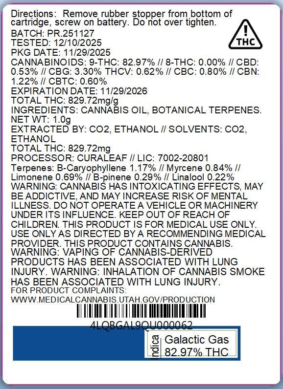 Essentials Galactic Gas Cartridge