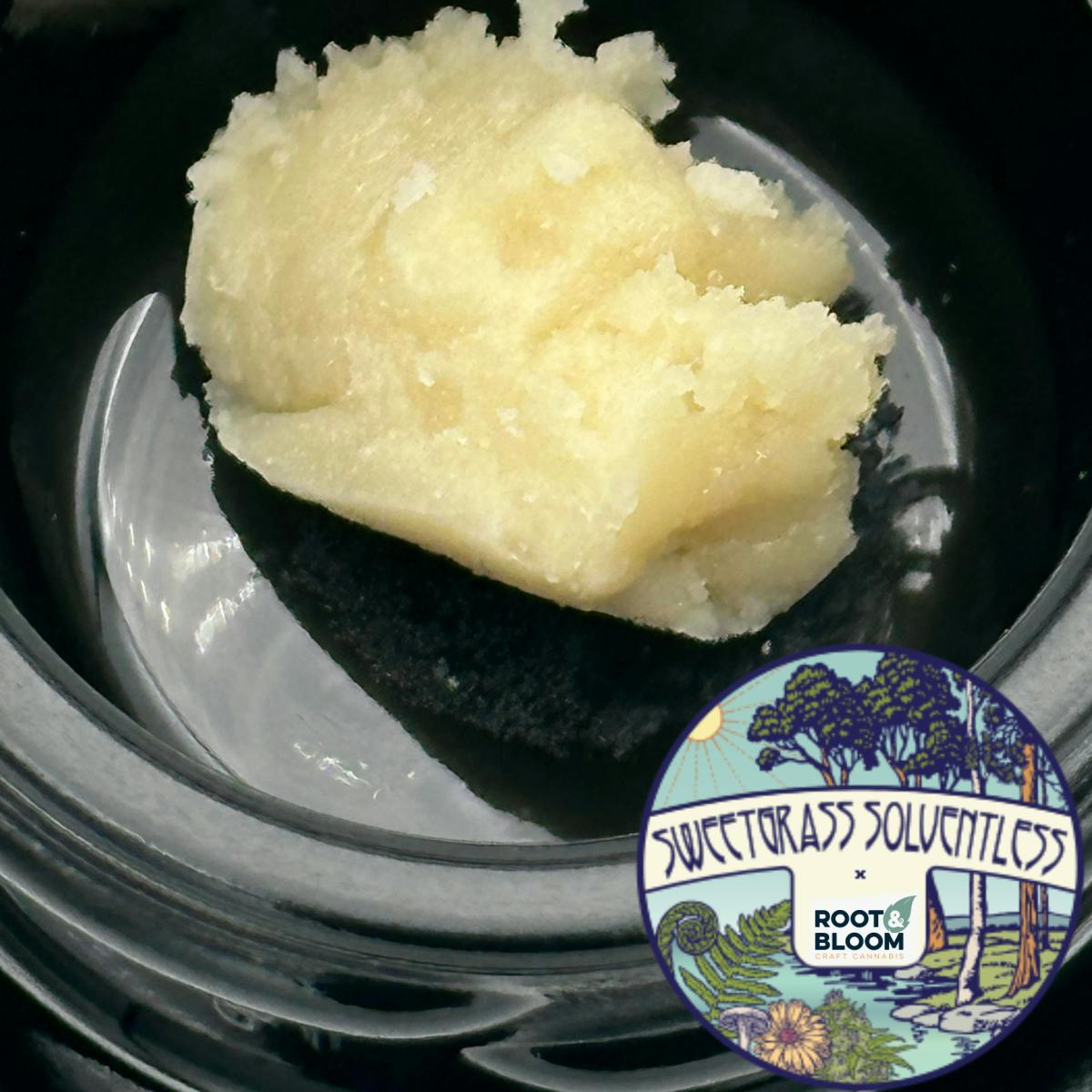 Photo of Sweetgrass Botanical Peach Crescendo 1g Live Rosin