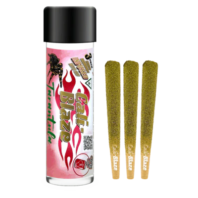 Strawberry Tarantula 3-Pack | 3g - PRE_ROLLS by Cali-Blaze at King of Budz