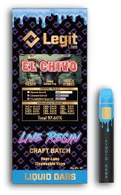Product: Legit Labs | Live Resin Disposable - 1g - El Chivo