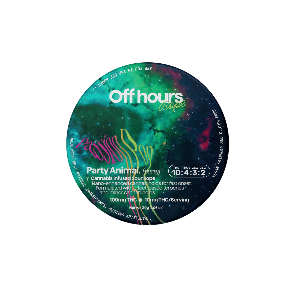 Off Hours | Party Animal (Party) | Rope | 100mg