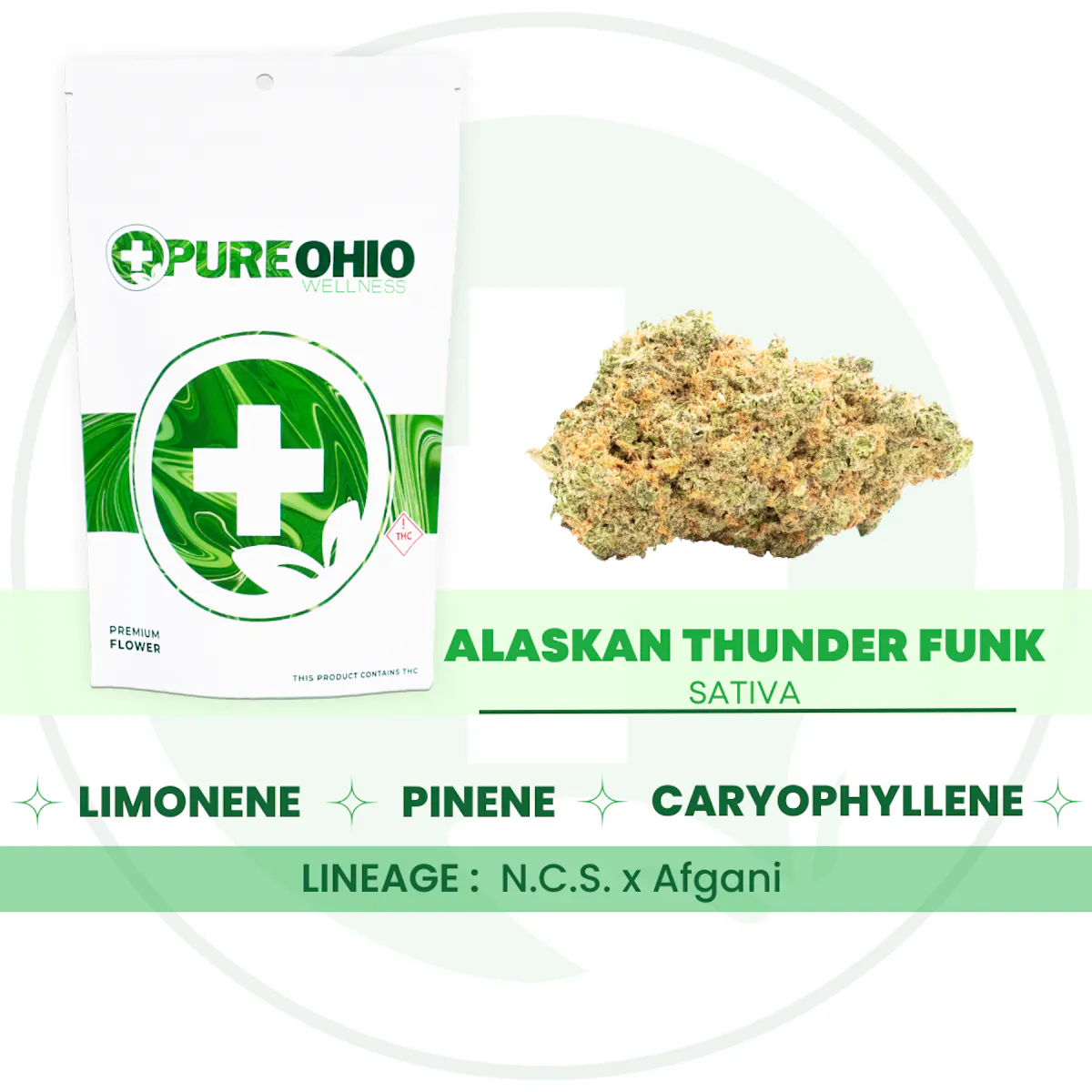 Alaskan Thunder Funk 14.15g Flower | Pure Ohio Wellness |