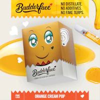 BUDDERFACE | Orange Cream Pop | 1G | Artisanal Live Resin 510 Disposable Cart - product image at King of Budz