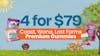 4 for $79 – Coast, Wana, Lost Farms Premium Gummies