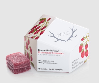 Product KR Wyld Sativa Enhanced Gummy - Raspberry (100mg)