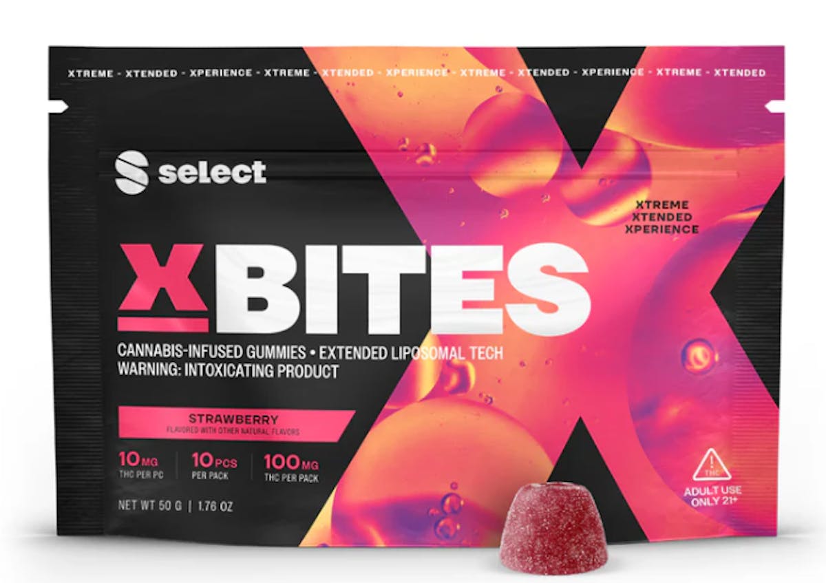 Image of Strawberry Supercharge – 100mg Gummies – X-Bites