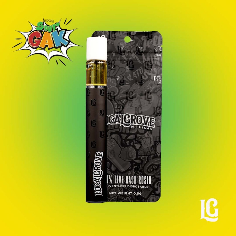 Local Grove Live Hash Rosin Disposable | Sour Gak | 0.5G