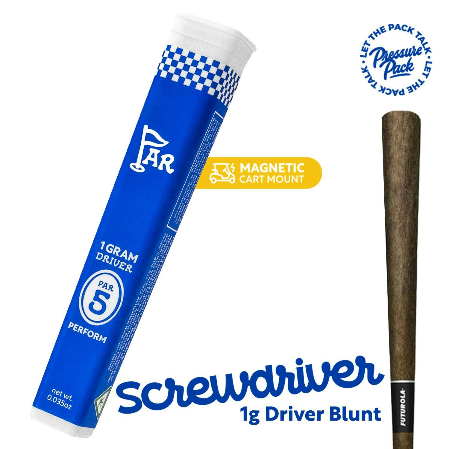 PAR x Pressure Pack - 1g Hemp Wrap Blunt - Screwdriver