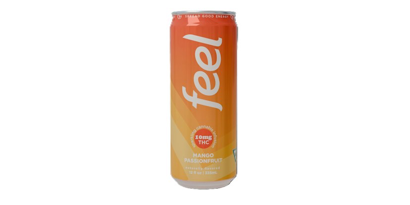 Feel Energy 10mg THC Seltzer Mango Passionfruit