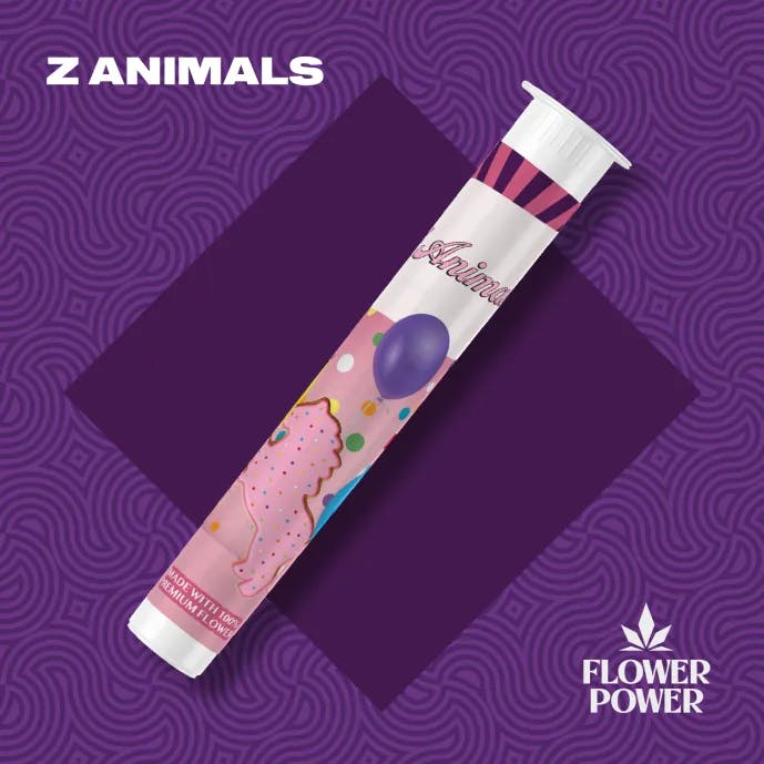 Flower Power - 1g Preroll - Z Animals