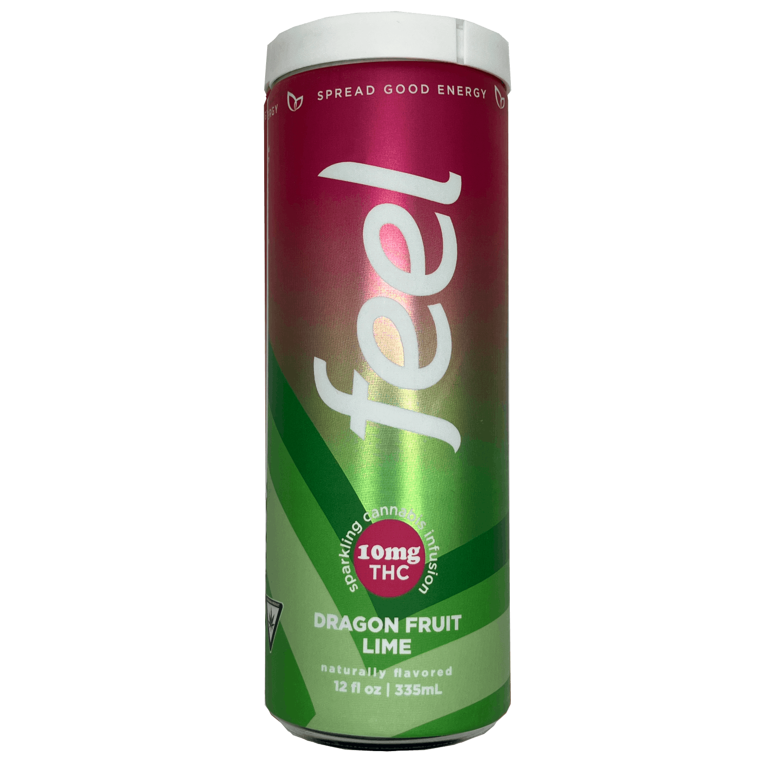Product: Feel Energy | Infused Seltzer (Single Can) - 10mg THC: 30mg Caffiene - Dragonfruit Lime