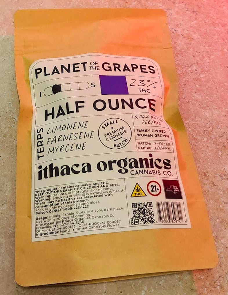 Planet of the Grapes Indica Dominant | Ithaca Organics