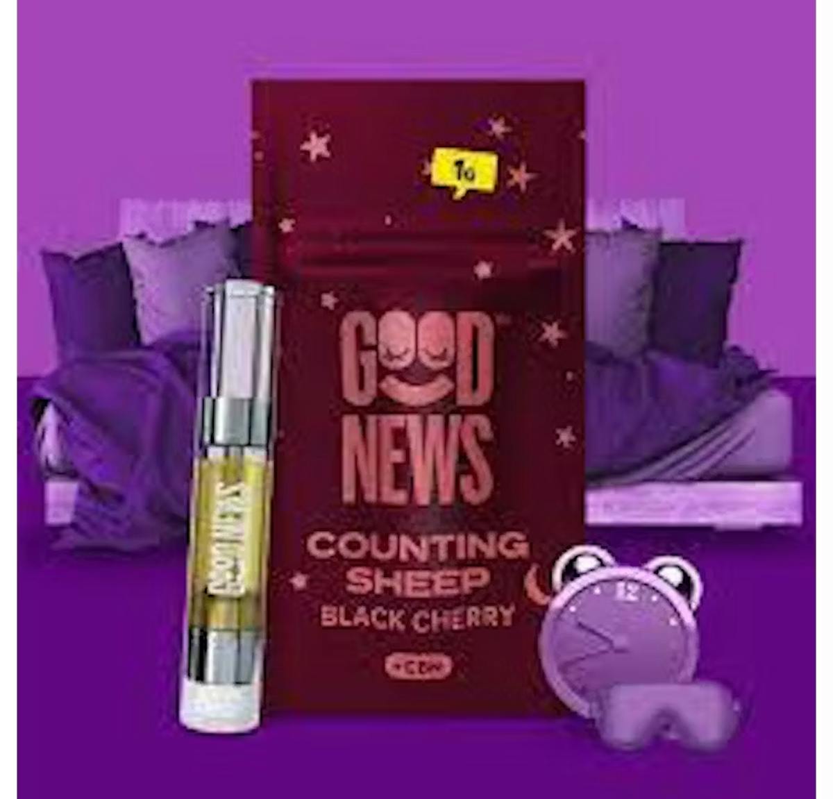 Image of Counting Sheep | Black Cherry CBN | 1g Cartridge