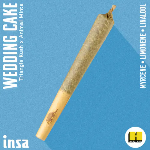 INSA Wedding Cake 1g Pre-Roll-active