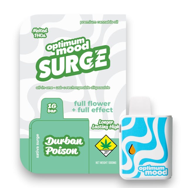 Full Effect - OM 1g Disposable - Sativa - Durban Poison - 1g