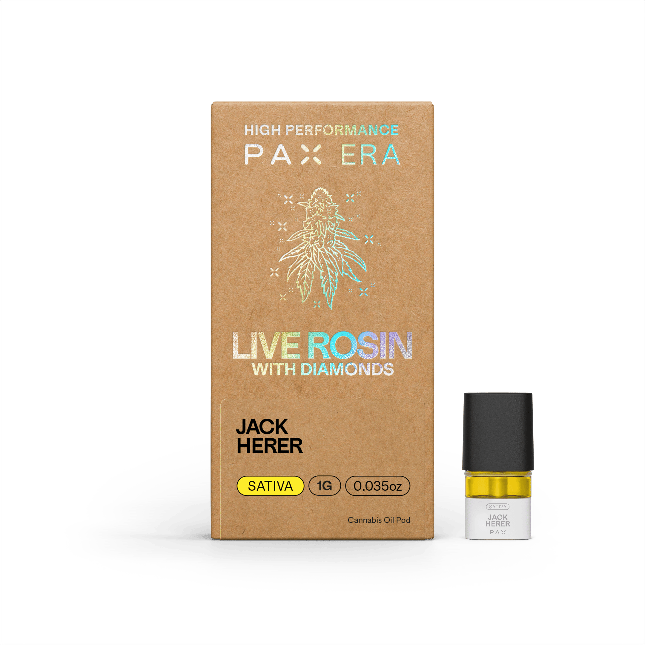 Product Live Rosin with Diamonds | Jack Herer 1g | Pod