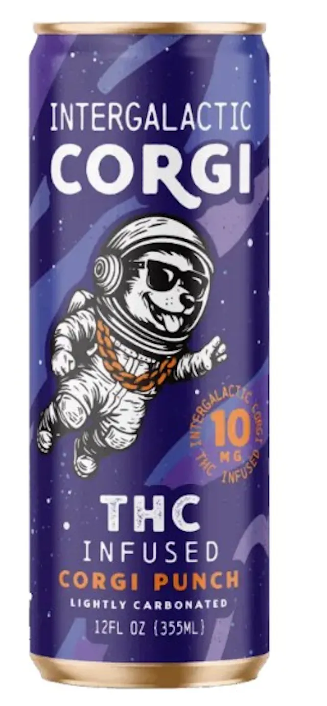 Intergalactic Corgi Seltzer Corgi Punch 12oz/10mg (hybrid, drinks, 0.28g)