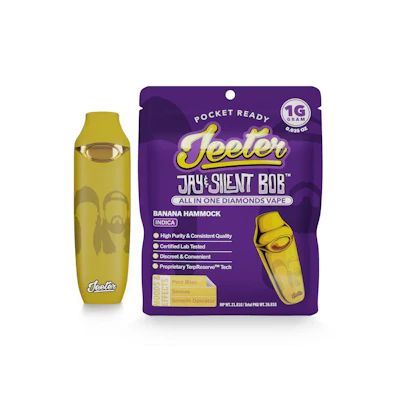 Jeeter x Jay &  Silent Bob - 1g Liquid Diamond Disposable - Banana Hammock