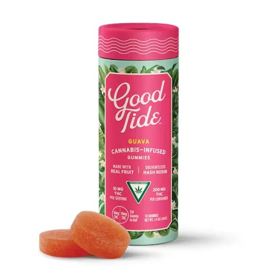 Good Tide - 200mg Hash Rosin Gummies - Guava (H)