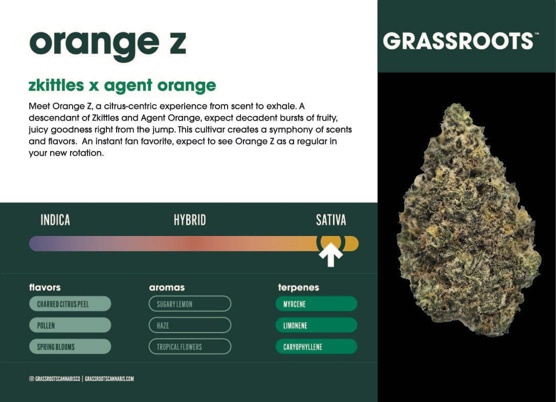 Orange Z Whole Flower | Curaleaf (IL) - Justice