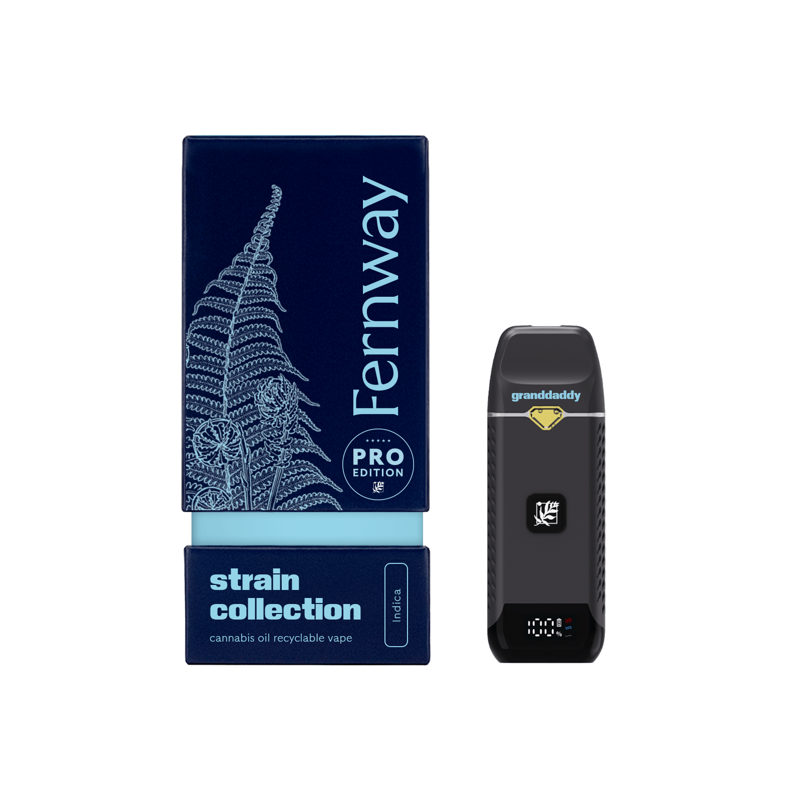 Fernway Granddaddy Purple Disposable Traveler Pro Vape - Indica