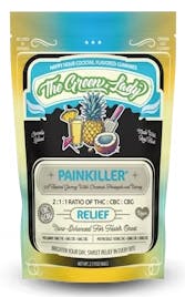 Product Gummies | Pain Killer | Pina Colada (H) | 100mg | The Green Lady