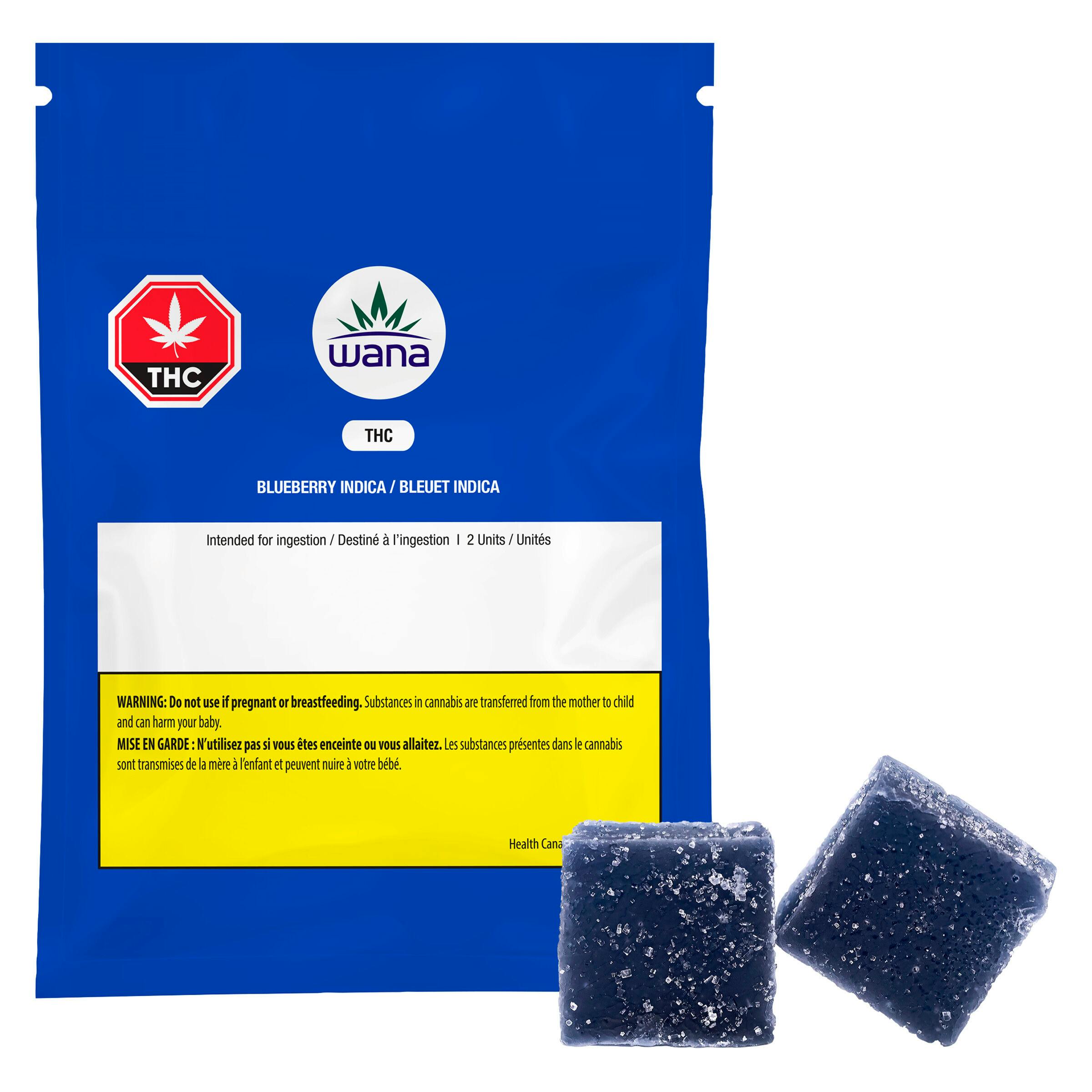 Wana - Blueberry Indica - 2 Pack