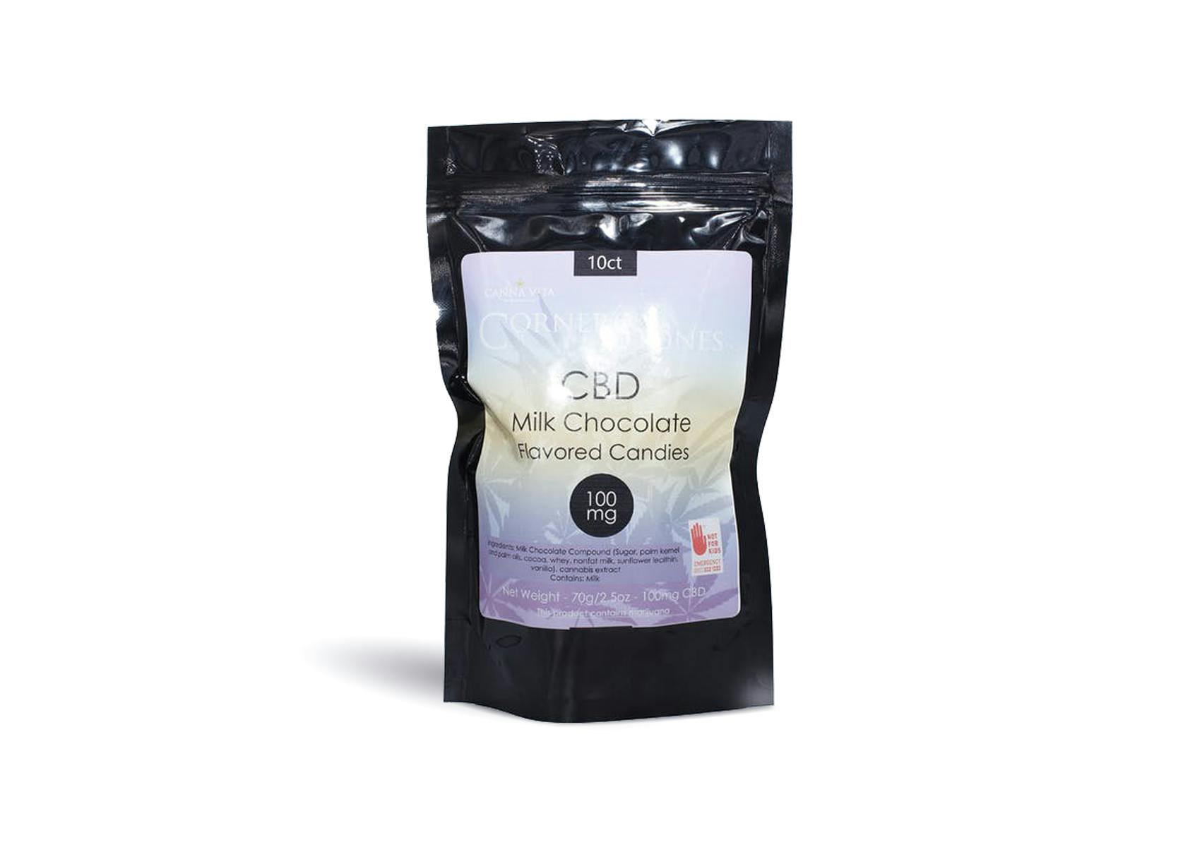 Image of Summit Candies - 1:1 Milk Chocolate - 10pk - (100mg THC 100mg CBD)