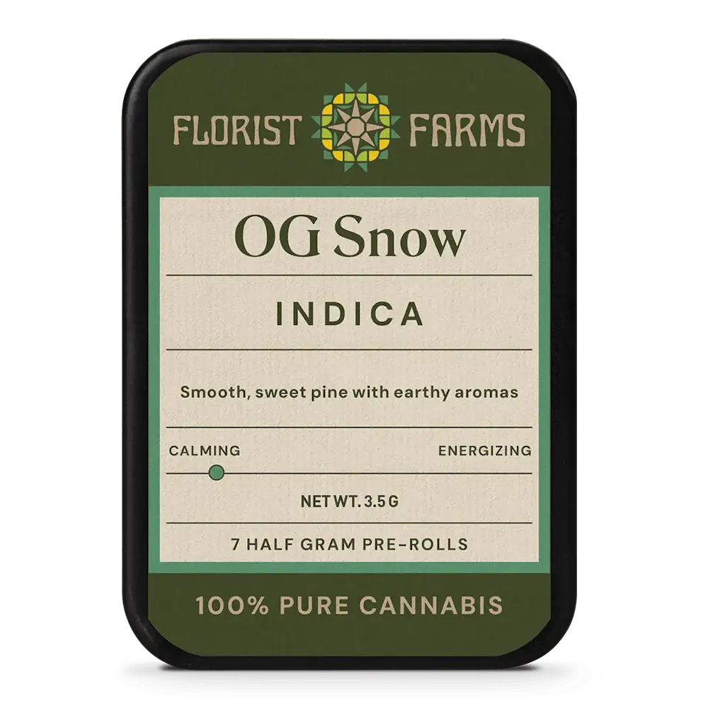 Product Florist Frams - OG Snow - 3.5g - 7pk Prerolls