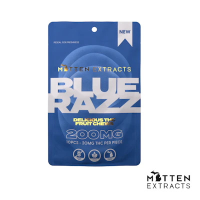 Blue Razz Fruit Chews | 200MG
