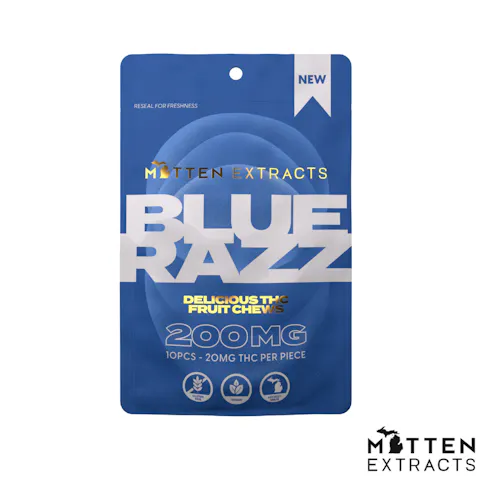 Blue Razz Fruit Chews | 200MG-active