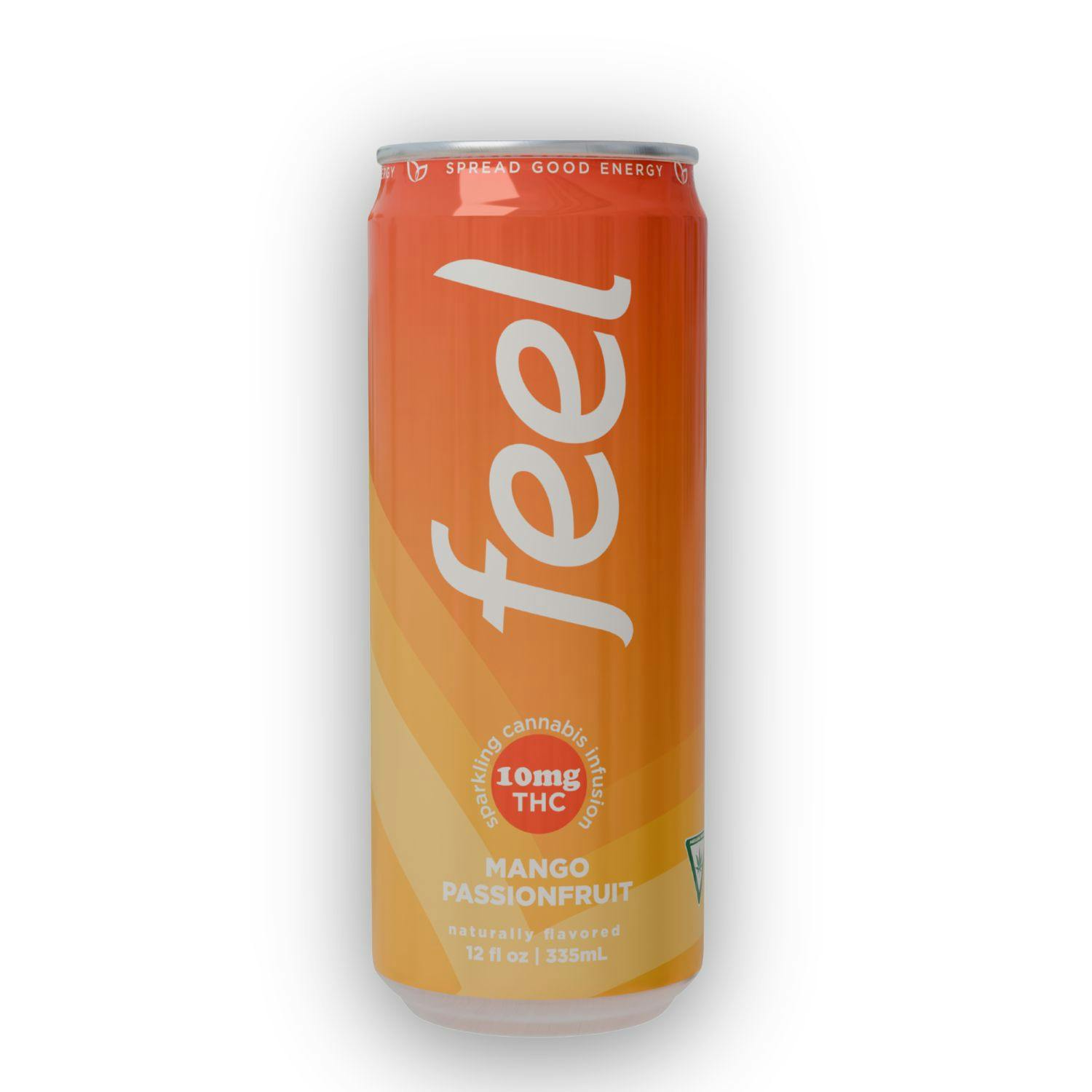 Feel Energy - Infused Drinks - (10mg THC + 30mg Caffeine) - **MANGO PASSIONFRUIT**