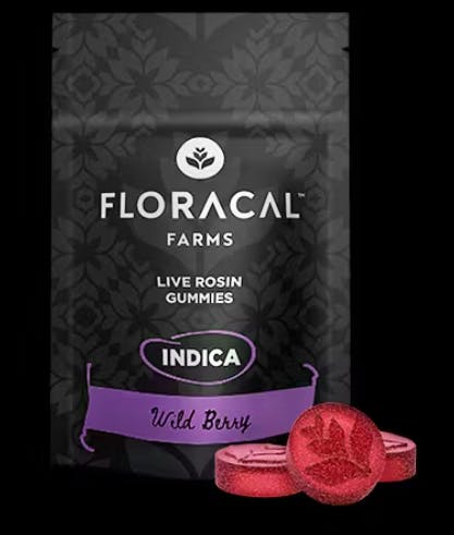 Product 5mg Wild Berry Live Rosin Gummies 20pk