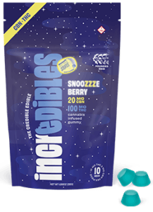Edibles | Incredibles Gummy | Snoozzzeberry | Indica | 120mg