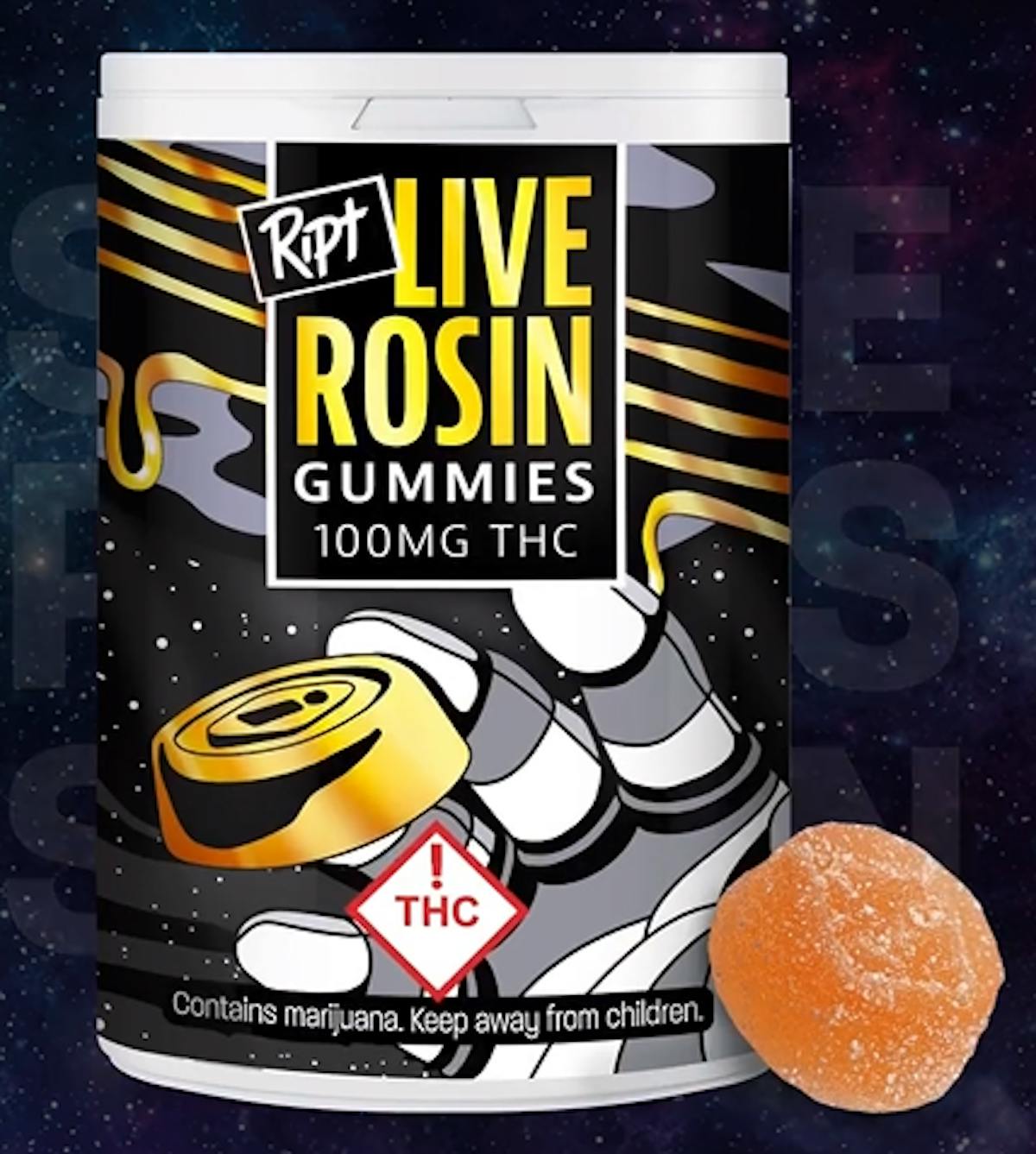 Photo of Ript – Live Rosin Gummies – (S) 100mg