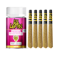 Left Coast - 5 Pack .75g Infused Prerolls - Monster Cookies - PRE_ROLLS by Left Coast at King of Budz
