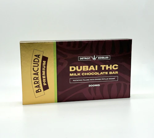 Barracuda - 200mg Premium Chocolate - Dubai Milk Chocolate