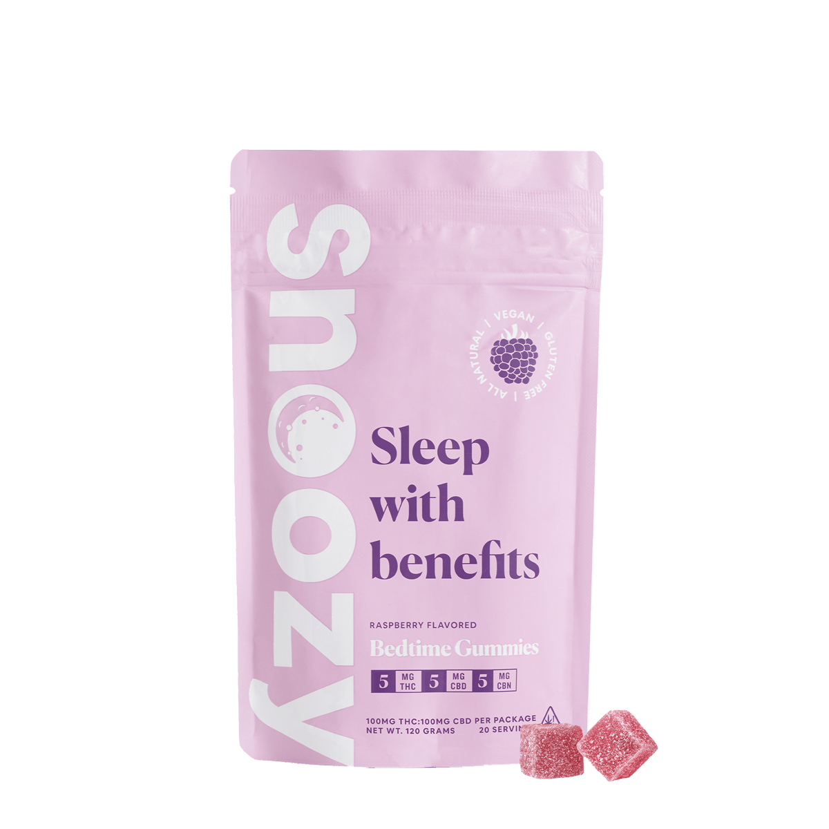 Sleep with Benefits | Gummies | 20 Pack | THC: 100mg, CBD: 100mg