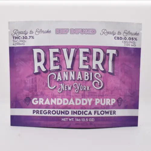 Product Revert - Granddaddy Purp - 14g - Infused Ground Flower