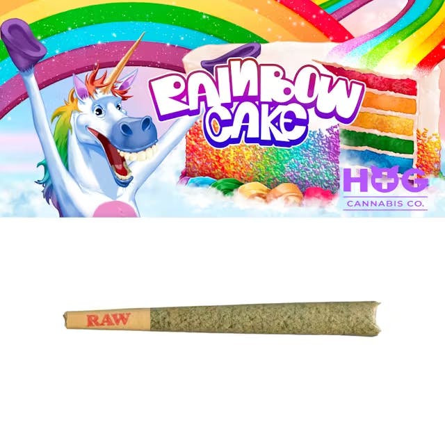 HOG Cannabis Co. | Pre-Roll - 1g - Rainbow Cake