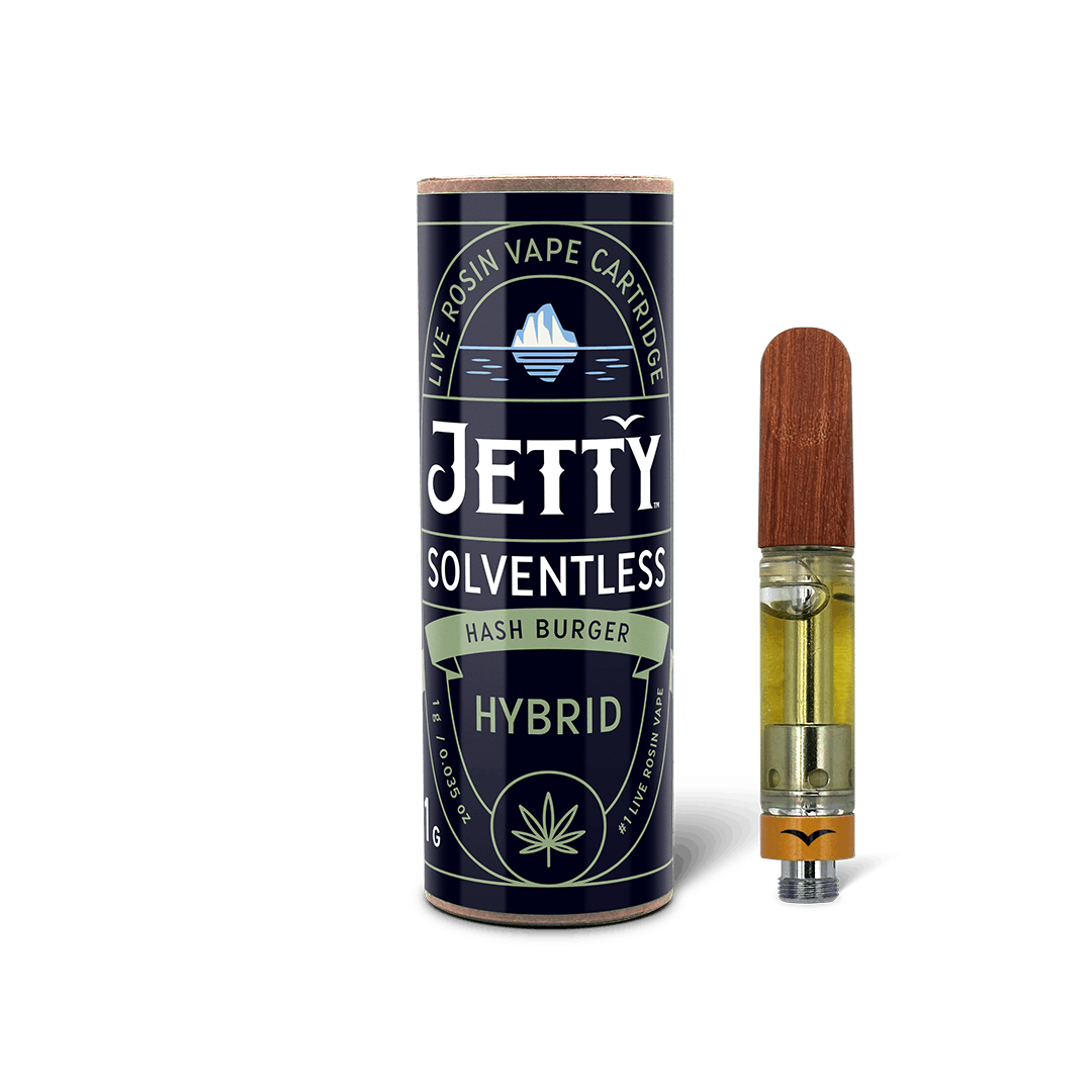 Jetty Extracts Hash Burger | Solventless | 510 - VAPORIZERS cannabis product, 1g