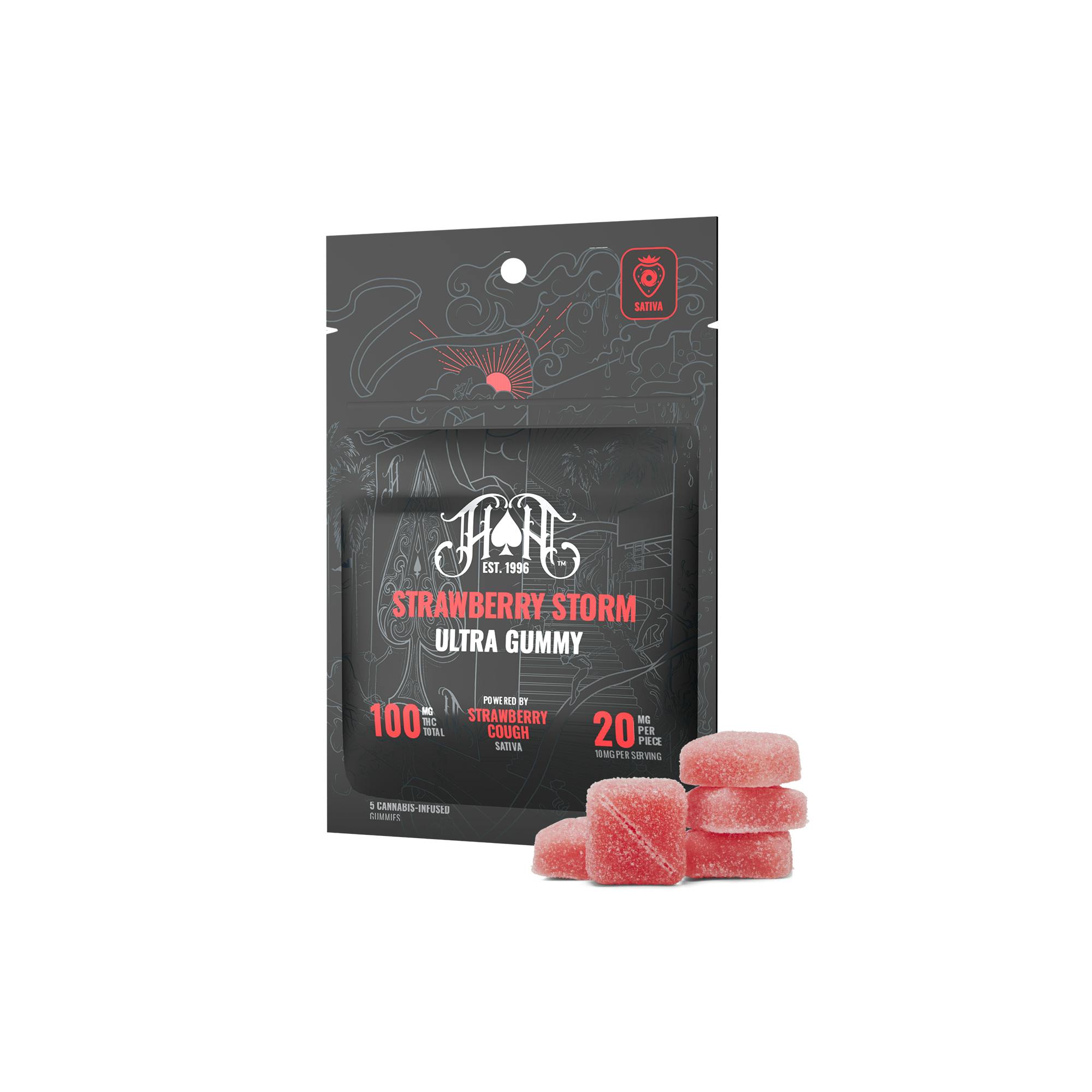 Photo of Heavy Hitters Strawberry Storm | THC Ultra Gummies | 5pk