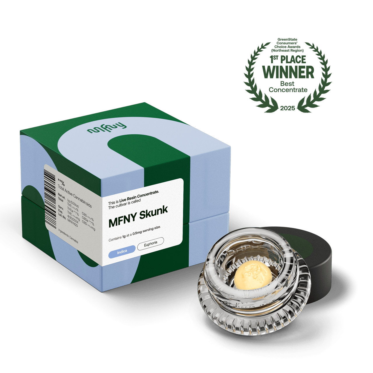 MFNY Skunk Live Resin Badder | 1g