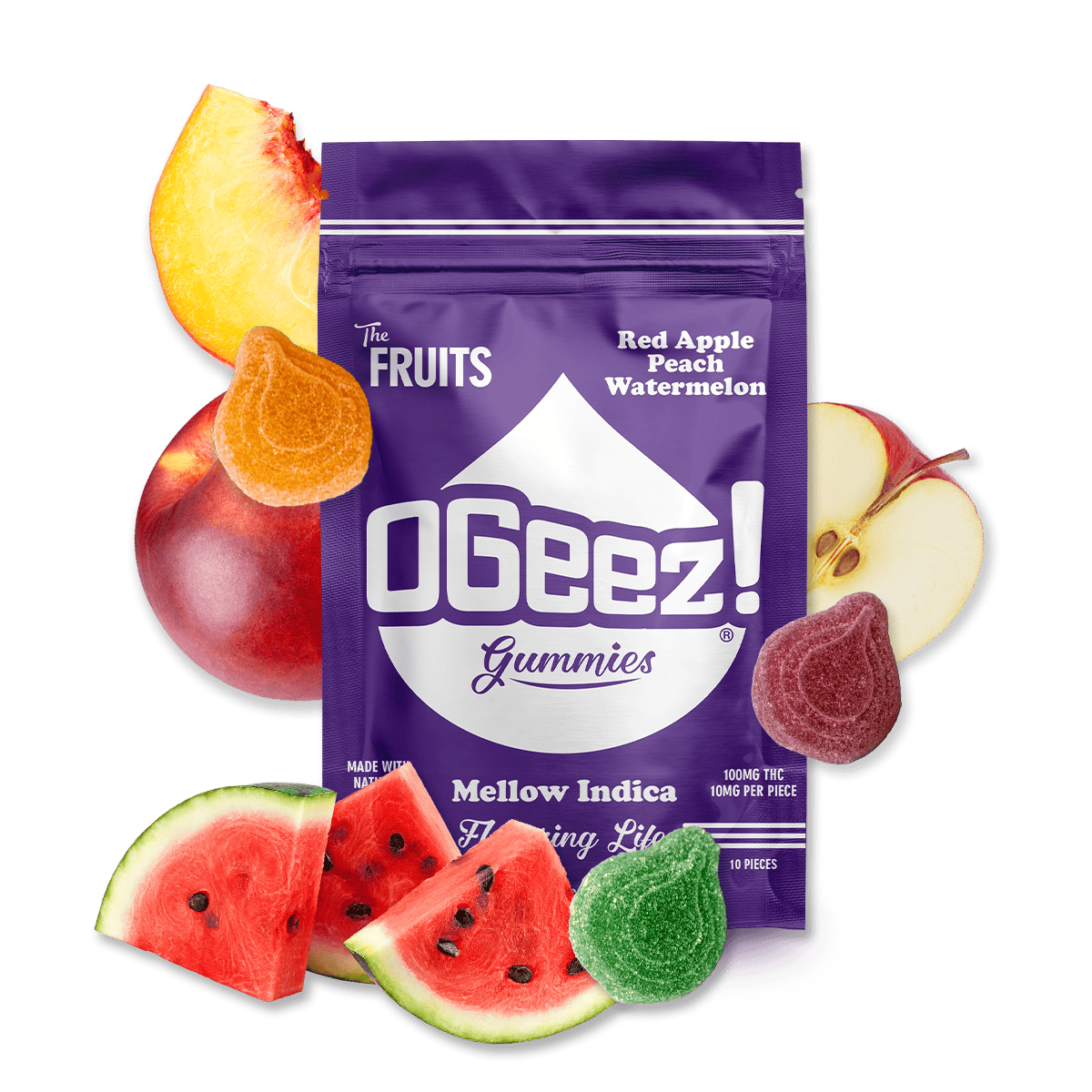 OGeez! OGeez Mellow Indica Fruits | 100mg Cannabis for Sale in NJ