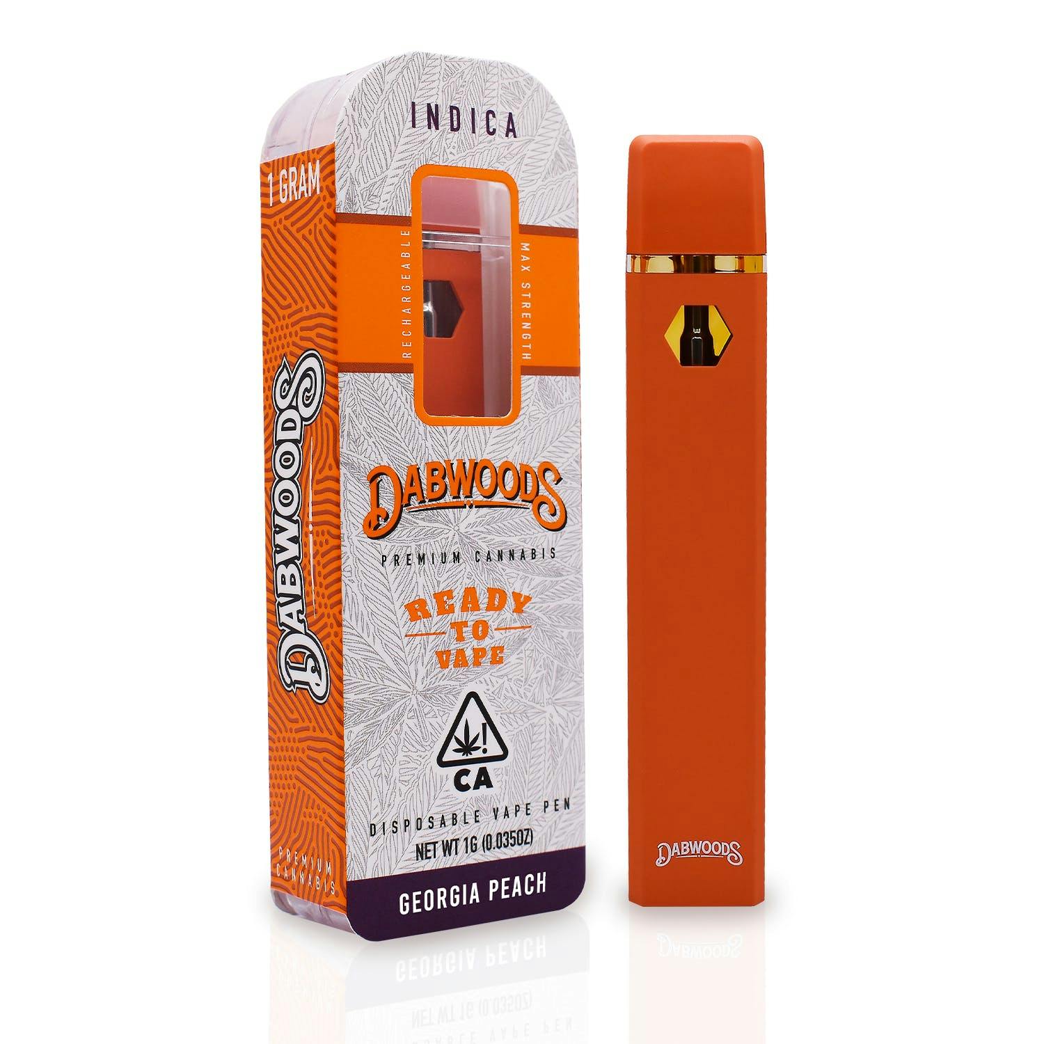 Fresno Dispensary: Dabwoods Dabwoods - Georgia Peach - Disp Vapes | Cookies
